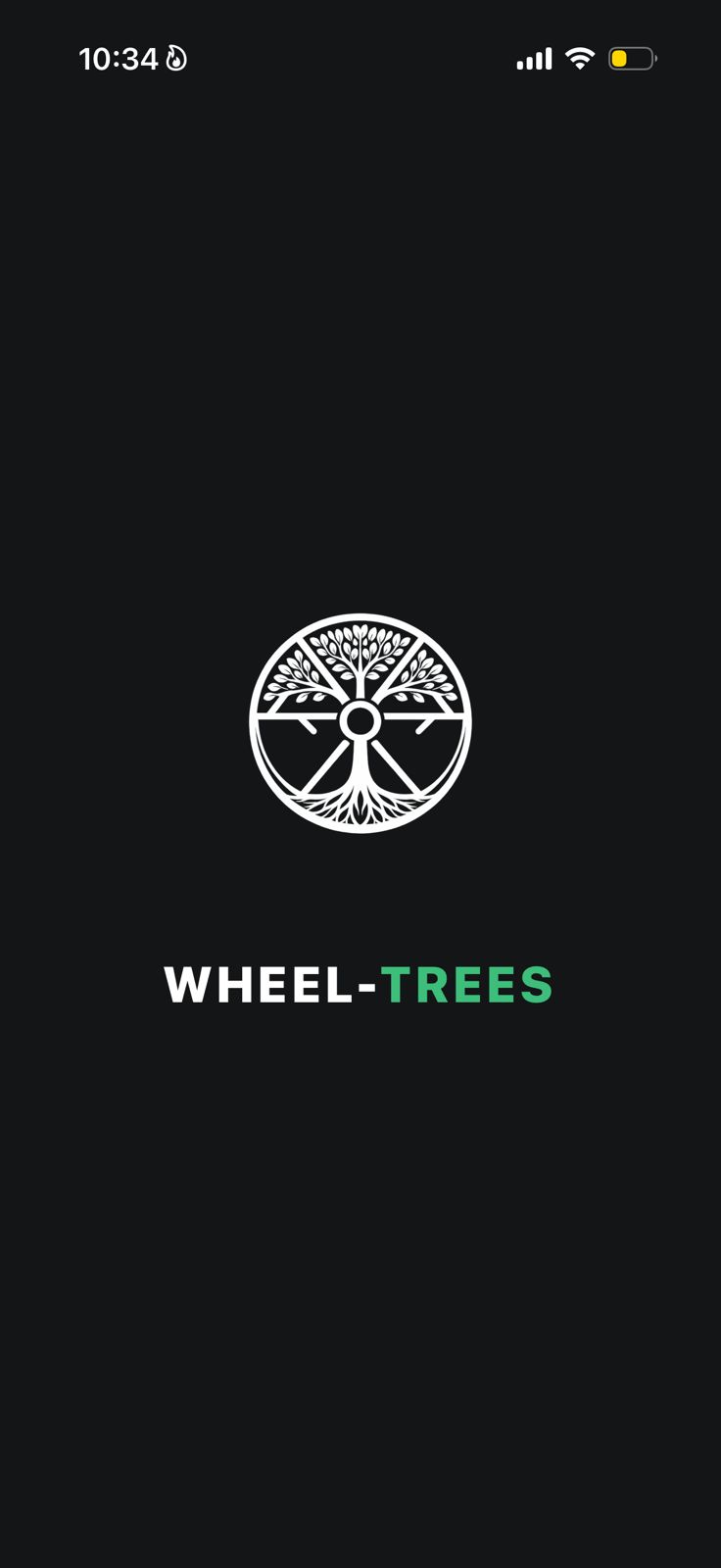 Pantalla de carga Wheel-Trees
